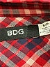 BDG 100% Cotton Plaid Red Sleeveless Button-Down Shirt Size S - photo 7