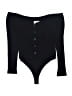 Privacy Please Black Bodysuit Size M - photo 1