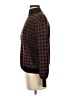 Dee Elly Checkered-gingham Brown Turtleneck Sweater Size XS - photo 5