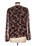 1.State 100% Polyester Black Long Sleeve Blouse Size L - photo 2
