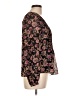 1.State 100% Polyester Black Long Sleeve Blouse Size L - photo 4