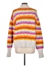Zara Color Block Orange Pullover Sweater Size L - photo 2