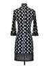 Laundry by Shelli Segal Houndstooth Blue Casual Dress Size 2 Petite - photo 2