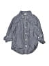 Baby Gap 100% Cotton Checkered-gingham Blue Short Sleeve Button-Down Shirt Size 5T - photo 1