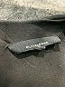 Olivaceous Solid Black Cocktail Dress Size L - photo 7