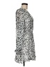 Great Jones 100% Polyester Animal Print Silver Cocktail Dress Size M - photo 4