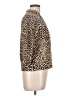 Ruby Rd. Animal Print Brown 3/4 Sleeve Blouse Size L (petite) - photo 4