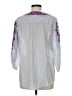 Chico's 100% Cotton Gray 3/4 Sleeve Blouse Size M - photo 2
