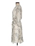 Habitual 100% Polyester Print Ivory Cocktail Dress Size Med (2) - photo 5