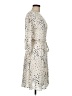 Habitual 100% Polyester Print Ivory Cocktail Dress Size Med (2) - photo 4