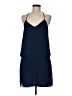 Haute Hippie 100% Polyester Solid Blue Casual Dress Size M - photo 1