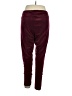 Cuddl Duds Solid Burgundy Casual Pants Size 1X - photo 2
