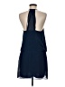 Haute Hippie 100% Polyester Solid Blue Casual Dress Size M - photo 2
