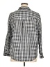 Eden & Olivia Houndstooth Gray Long Sleeve Button-Down Shirt Size XL - photo 2