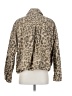 NY LAND 100% Cotton Animal Print Tan Jacket Size S - photo 2