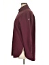 Unbranded Solid Burgundy Long Sleeve Button-Down Shirt Size XL (estimated) - photo 5