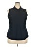 Greg Norman 100% Polyester Black Sleeveless Blouse Size XXL - photo 1