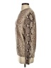 Tory Burch Animal Print Tan Wool Pullover Sweater Size S - photo 5