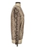 Tory Burch Animal Print Tan Wool Pullover Sweater Size S - photo 4