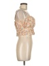 Aqua 100% Cotton Orange Sleeveless Blouse Size M - photo 4