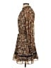 Lost + Wander 100% Polyester Paisley Brown Casual Dress Size S - photo 5