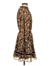 Lost + Wander 100% Polyester Paisley Brown Casual Dress Size S - photo 4