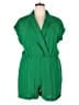 Prettygarden 100% Polyester Solid Green Romper Size XXL - photo 1