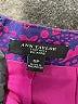 Ann Taylor Paisley Purple Formal Skirt Size 0 Petite - photo 4