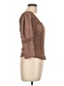 Gimmicks Brown 3/4 Sleeve Top Size L - photo 4