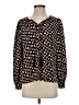 THML 100% Polyester Black Long Sleeve Blouse Size S - photo 1