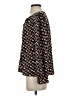 THML 100% Polyester Black Long Sleeve Blouse Size S - photo 5