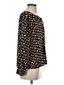 THML 100% Polyester Black Long Sleeve Blouse Size S - photo 4