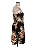 Xhilaration 100% Polyester Floral Black Cocktail Dress Size S - photo 4