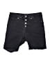 Madewell Solid Black Denim Shorts Size 26 waist - photo 1