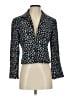 Lafayette 148 New York Print Black Blazer Size 4 Petite - photo 1