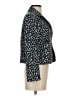 Lafayette 148 New York Print Black Blazer Size 4 Petite - photo 4
