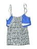 Splashletics Print Blue Swimsuit Top Size L - photo 2