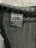 Shein Solid Black Casual Dress Size L - photo 7