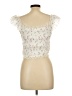 Kirious 100% Cotton Ivory Sleeveless Blouse Size L - photo 2