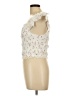 Kirious 100% Cotton Ivory Sleeveless Blouse Size L - photo 5