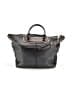 Tod's 100% Leather Gray Black Leather Tote One size - photo 1