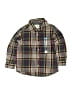The Children's Place Plaid Brown Long Sleeve Button-Down Shirt Size 4T - photo 1