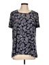 Anne Klein Blue Short Sleeve Blouse Size L (estimated) - photo 1
