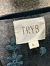 TRYB 100% Viscose Teal Long Sleeve Blouse Size L - photo 7