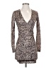 Superdown Animal Print Tan Cocktail Dress Size XS - photo 1