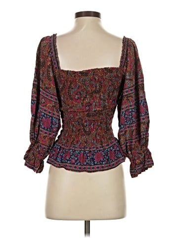 Haute Hippie 3/4 Sleeve Blouse (view 2)