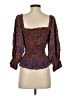 Haute Hippie Brown 3/4 Sleeve Blouse Size XS - photo 2