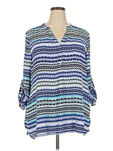 Roz & Ali 3/4 Sleeve Blouse (view 1)