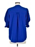 Unbranded 100% Polyester Blue 3/4 Sleeve Blouse Size M - photo 2