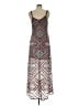 Pixley Print Brown Casual Dress Size M - photo 2